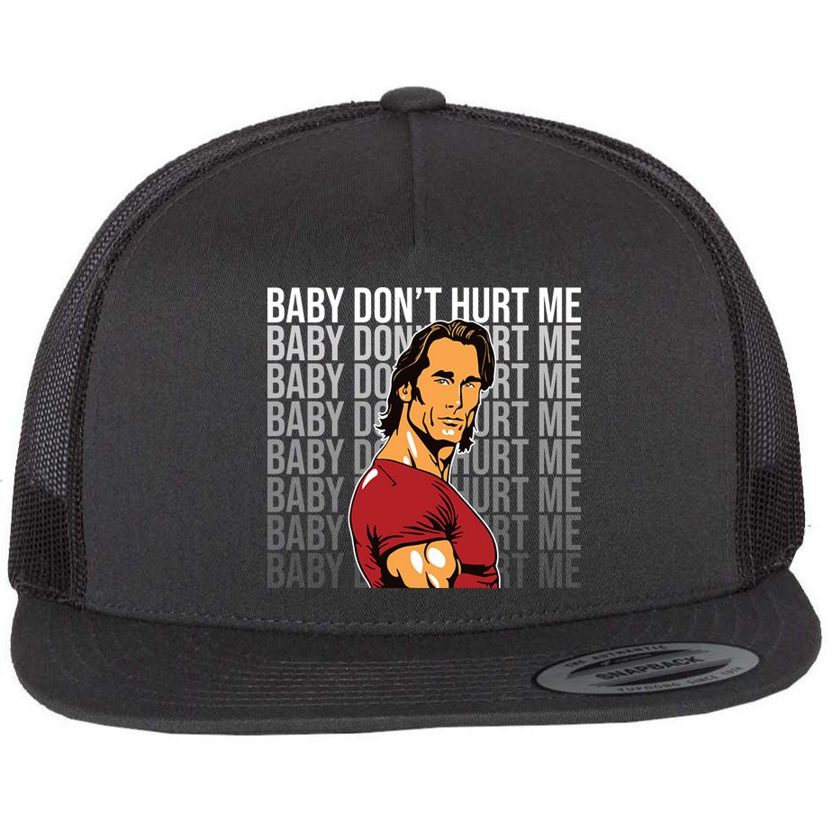 Baby Dont Hurt Me Funny Meme Flat Bill Trucker Hat