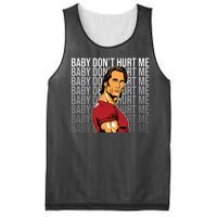 Baby Dont Hurt Me Funny Meme Mesh Reversible Basketball Jersey Tank