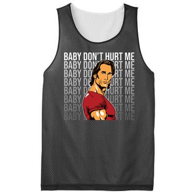 Baby Dont Hurt Me Funny Meme Mesh Reversible Basketball Jersey Tank