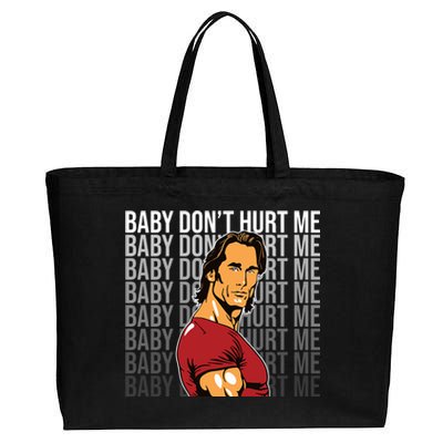 Baby Dont Hurt Me Funny Meme Cotton Canvas Jumbo Tote