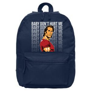 Baby Dont Hurt Me Funny Meme 16 in Basic Backpack