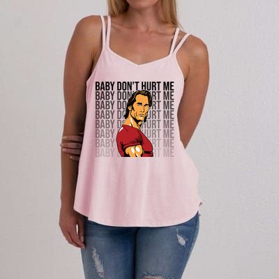 Baby Dont Hurt Me Funny Meme Women's Strappy Tank