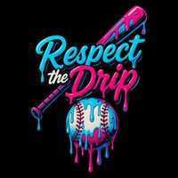 Baseball Drip Home Plate Sports Respect The Drip Impact Tech Backpack