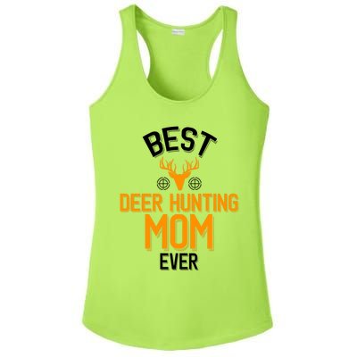 Best Deer Hunting Mom Ever Cute Deer Hunting Great Gift Ladies PosiCharge Competitor Racerback Tank