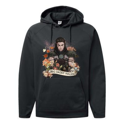 Big Daddy Halsin The Druid BaldurS Gate 3 Gamer Game Lover Performance Fleece Hoodie