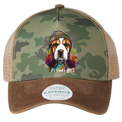 Beagle Dog Hippie Funny dog lovers Legacy Tie Dye Trucker Hat