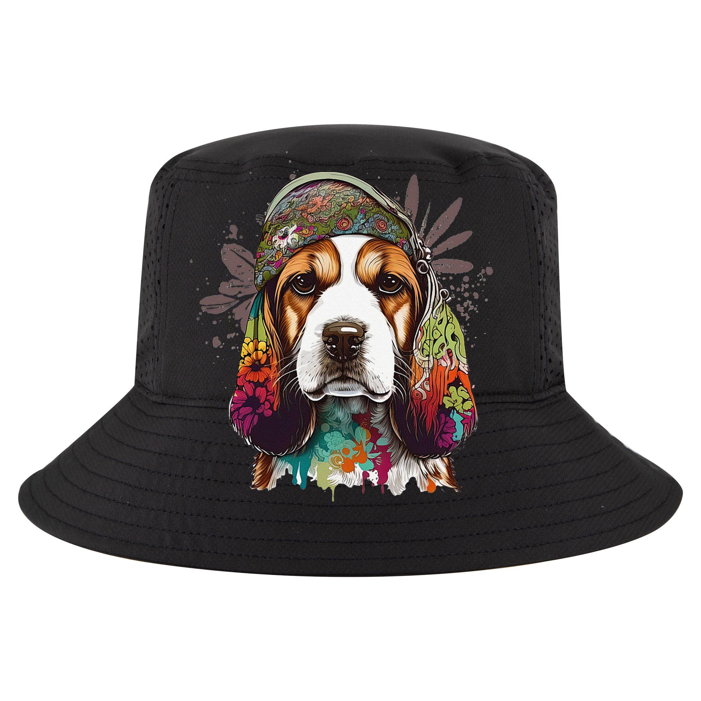 Beagle Dog Hippie Funny dog lovers Cooling Performance Crew T-Shirt
