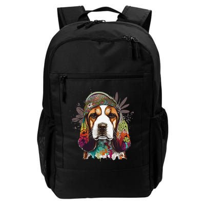 Beagle Dog Hippie Funny dog lovers Backpack