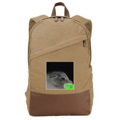 Bouncing Dvd Hits Corner Idle Screen Meme Cotton Canvas Backpack