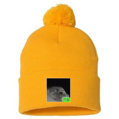 Bouncing Dvd Hits Corner Idle Screen Meme Pom Pom 12in Knit Beanie