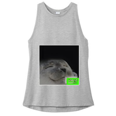 Bouncing Dvd Hits Corner Idle Screen Meme Ladies PosiCharge Tri-Blend Wicking Tank