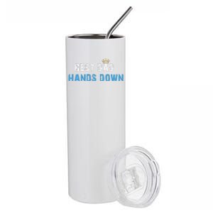 Best Dad Hands Down Stainless Steel Tumbler