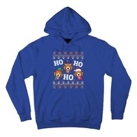 Beagle Dog Ho Ho Ho Merry Christmas Day Dad Mom Ugly Sweater Funny Gift Hoodie