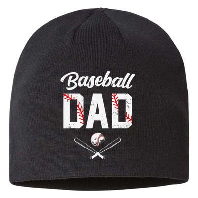 Baseball Dad Happy Fathers Day Shirts for  Boys Kid Sustainable Beanie