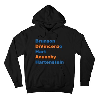 Brunson Divincenzo Hart Anunoby Hartenstein Hoodie