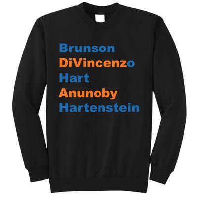 Brunson Divincenzo Hart Anunoby Hartenstein Sweatshirt