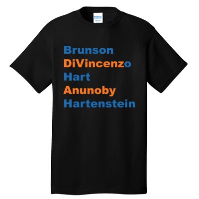 Brunson Divincenzo Hart Anunoby Hartenstein Tall T-Shirt