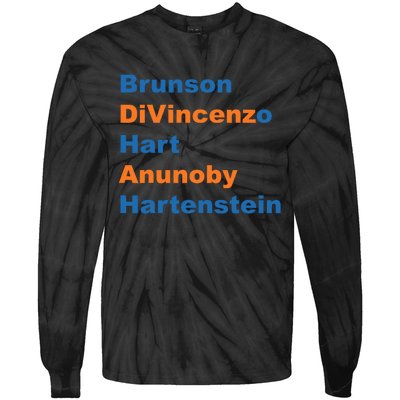 Brunson Divincenzo Hart Anunoby Hartenstein Tie-Dye Long Sleeve Shirt