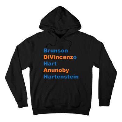 Brunson Divincenzo Hart Anunoby Hartenstein Tall Hoodie