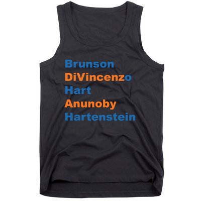 Brunson Divincenzo Hart Anunoby Hartenstein Tank Top