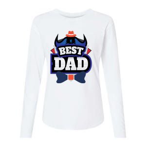 Best Dad Happy Fathers Day Womens Cotton Relaxed Long Sleeve T-Shirt