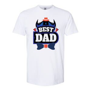 Best Dad Happy Fathers Day Softstyle CVC T-Shirt