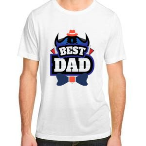 Best Dad Happy Fathers Day Adult ChromaSoft Performance T-Shirt