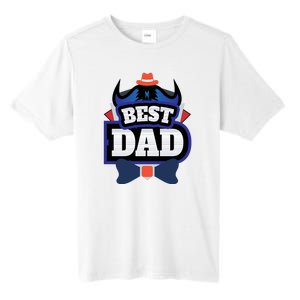 Best Dad Happy Fathers Day Tall Fusion ChromaSoft Performance T-Shirt