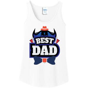 Best Dad Happy Fathers Day Ladies Essential Tank