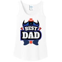 Best Dad Happy Fathers Day Ladies Essential Tank