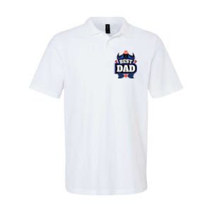 Best Dad Happy Fathers Day Softstyle Adult Sport Polo