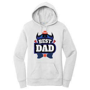 Best Dad Happy Fathers Day Women's Pullover Hoodie