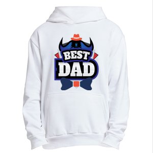 Best Dad Happy Fathers Day Urban Pullover Hoodie