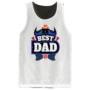 Best Dad Happy Fathers Day Mesh Reversible Basketball Jersey Tank