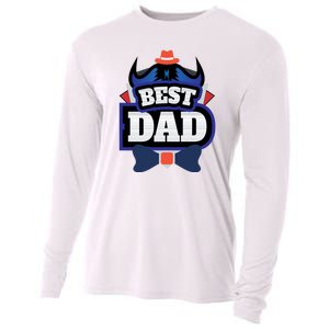 Best Dad Happy Fathers Day Cooling Performance Long Sleeve Crew