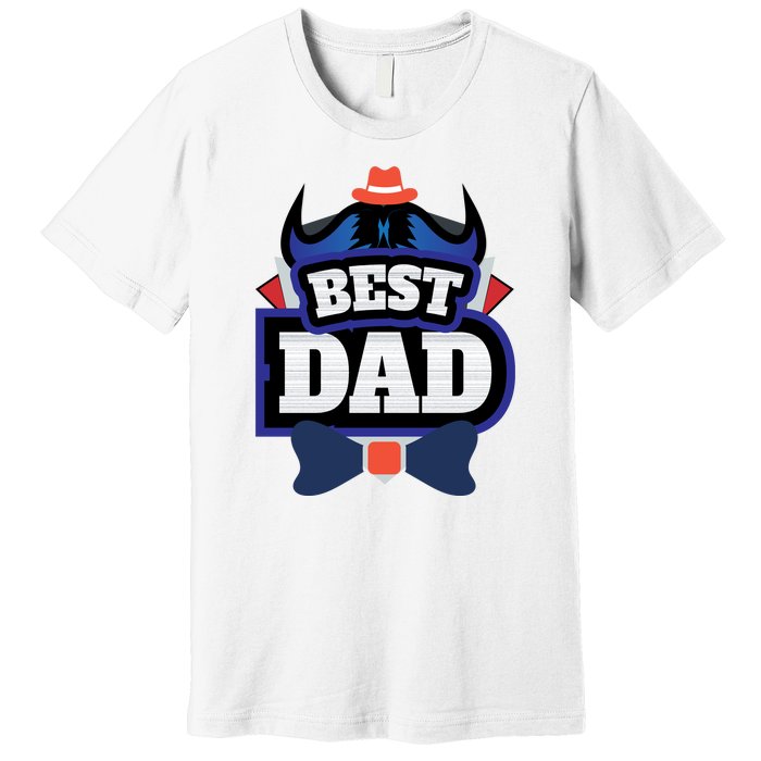 Best Dad Happy Fathers Day Premium T-Shirt