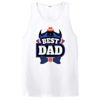 Best Dad Happy Fathers Day PosiCharge Competitor Tank