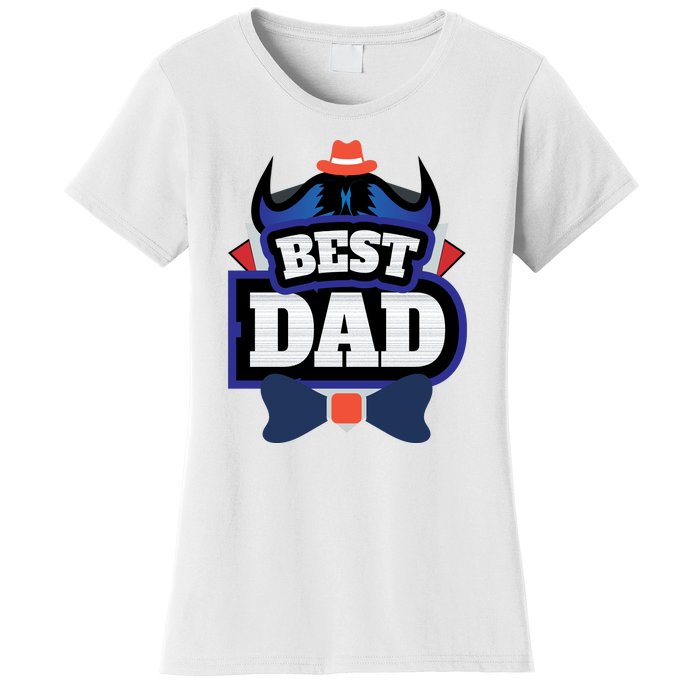 Best Dad Happy Fathers Day Women's T-Shirt