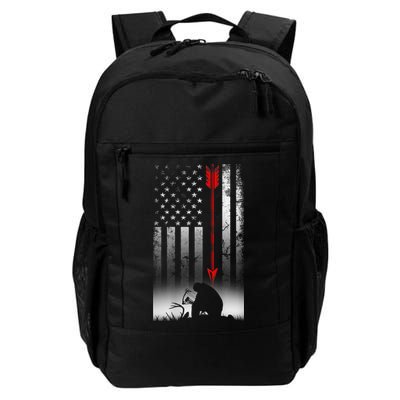 Bow Deer Hunting American Flag For Bow Hunting Backpack