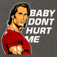 Baby Dont Hurt Me Funny Meme Cotton Canvas Backpack