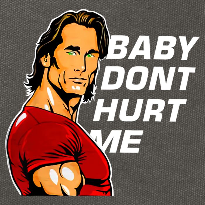 Baby Dont Hurt Me Funny Meme Cotton Canvas Backpack