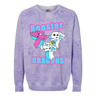 Booster Dragons Heavyweight Colorblast Crewneck Sweatshirt