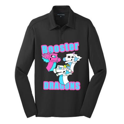 Booster Dragons Heavyweight Silk Touch Performance Long Sleeve Polo