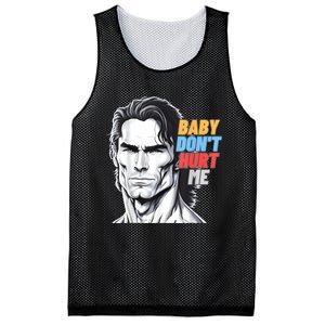 Baby Dont Hurt Me Meme Funny Mesh Reversible Basketball Jersey Tank