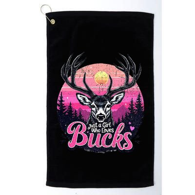 Buck Deer Hunting Hunter Girl Hunt Golf Towel