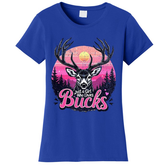 Buck Deer Hunting Hunter Girl Hunt Women's T-Shirt