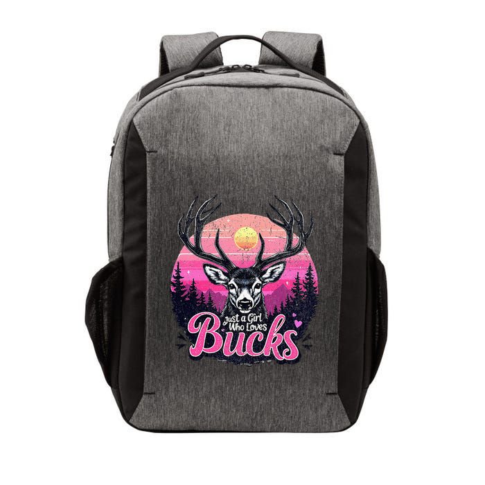 Buck Deer Hunting Hunter Girl Hunt Vector Backpack