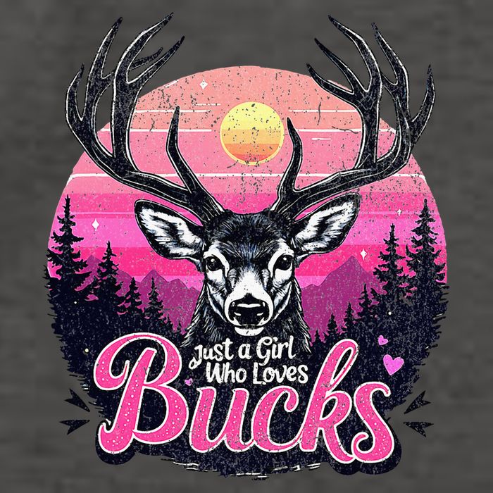 Buck Deer Hunting Hunter Girl Hunt Vector Backpack