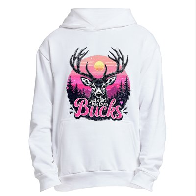 Buck Deer Hunting Hunter Girl Vintage Hunt Urban Pullover Hoodie