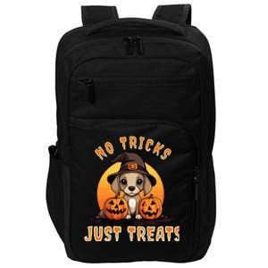 Beagle Dog Halloween No Tricks Just Treats Meaningful Gift Impact Tech Backpack